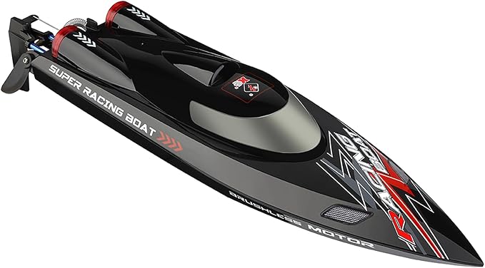 Remote Control Speed RC Brushless Boat WL916 2.4G 55km/h Under Motor RC Submarine with LED ights for Hobbies Adults Teen Favor