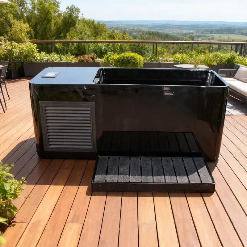 2025 New Arrival Cold Plunge Pool Cold Plunge Acrylic All in One Ice Bath Tub With Chiller Ice Bath Recovery Machine With Cover